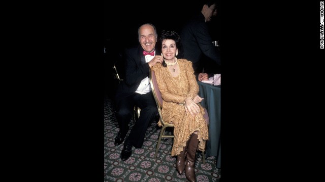 Funicello and husband Glen Holt attend a gala in New York.