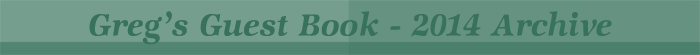 Guestbook Archive - 2014