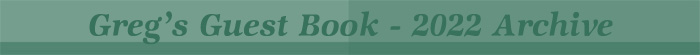 Guestbook Archive - 2022