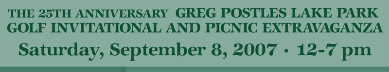 Greg Postles Lake Park Golf Invitational