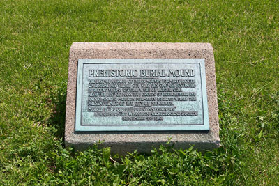 Indian Mound Plaque