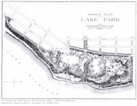 Olmsted’s original plan for Lake Park
